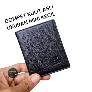 Dompet Minimalis Kulit Dompet Mini pria wanita kulit Simpel Elegan