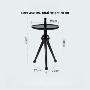 NORCHAIR Designer Creative Sofa Side Table Nordic Style Home Use Vintage Tea Table Small Apartment Luxury Storage Corner Table