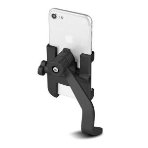Motor Holder Motorcycle Mount Bike & Bicycle Metal Aluminum Alloy with 360 Degree Rotation Adjustable Phone Holder