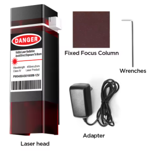 ACMER | ACMER S1 6W 450±nm Laser Head Set For Mini Engraving Machine Laser Cutting Wood Acrylic Upgrade Blue Light Laser Output Module