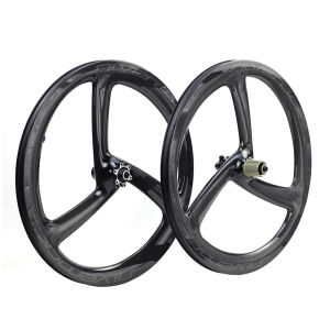 ล้อจักรยานพับได้แบบ 3ซี่ล้อคาร์บอน 20in 451 1 1/8 หรือ 1 3/8 จักรยานสำหรับ FNHON Tornado Blast D8 KONE