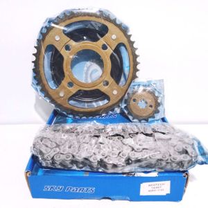 gearset Gear paket komplit depan belakang rantai Gl pro Neotech Gl max megapro lama megapro primus 14T 46T 428H 112L