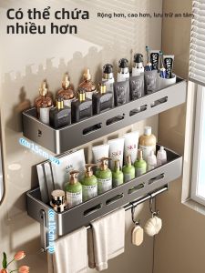 B&W | Wall Mounted Drill Free Bathroom Corner Shelf