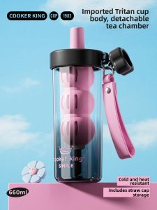 COOKER KING | Womens New High Beauty Large Capacity Portable Plastic Cup