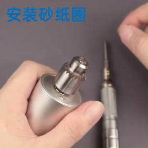 Bộ Phụ Kiện Mài 11 Món Gồm Đầu Mài Nhám 10 Ống Tròn Size 13x14mm Và 1 Trục Đầu Cao Su Gắn Máy Mài Cầm Tay Nhỏ