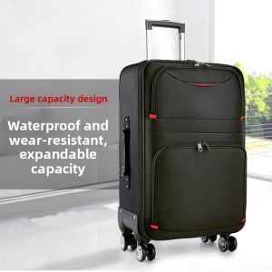 JIFANPAUL | Large Capacity Business Travel Suitcase with Lock and Swivel Wheels