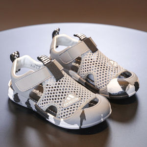 Boys Leather Sandals Summer New Style Beach Shoes Toddler Kids Slip-On Fashionable Cool Footwear for Active Boys And Girls