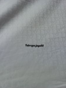 kain kemeja putih motif premium by giza cotton 100% soktas monti harga persetengah mtr
