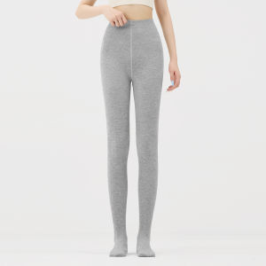 MIANXIANZHI | Womens Fleece Lined Compression Tights Thick Warm Winter Leggings Pants Micro Pressure Stripe Pattern Online Exclusive