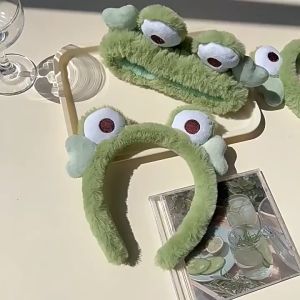 JH Headband: Bando Mata Katak Kodok Frog Lucu Bando Kain Handuk Cuci Muka Facial Bandana Perempuan