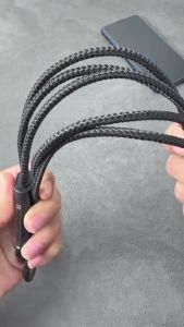 Dây Sạc Nhanh 3 Đầu Gồm Type C  Micro USb  Iphone  Sạc Tự Động Nhắt Khi Đầy  Sạc Thông Minh 100W  - Sạc Nhanh  An Toàn  Bền Bỉ