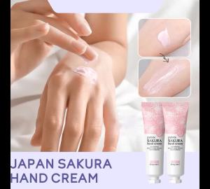 1/2/3pcs Sakura Hand Cream Whitening Wrinkle Removal Anti-crack Moisturizing Greasiness Intensive Repair Hand Gream 30g New