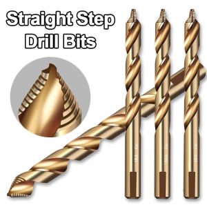 M35 Step Twist Drill Cobalt Content Straight Shank Drill (3-13mm) For Iron Stainless Steel Steel Drilling