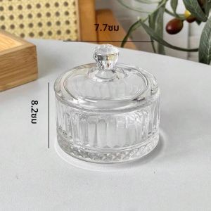 ถ้วยขนมหวานไอศกรีมแก้วหรูหรา 1 ชิ้นพร้อมฝาปิด - เหมาะสําหรับพุดดิ้ง โยเกิร์ต และเจลาโต้ - เหมาะสําหรับใช้ในบ้านและในเชิงพาณิชย์