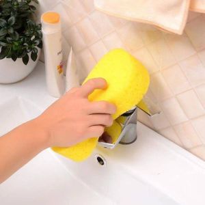 Sponge spons spon Busa Cuci Mobil cuci Motor cuci Piring cuci sendok Kuning angka 8 Busa Foam Wash Tebal Spon