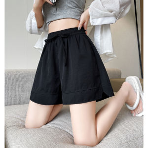 Quick Dry Ice Silk Short Pants Womens Loose Casual Large Size Summer Outdoor Wear High Waist Wide Leg Pants Korean Style