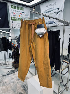 Mens Outdoor Casual Pants Breathable Wear-Resistant Water-Repellent Quick-Drying Soft Shell Loose Fit Comfortable Hiking Traveling