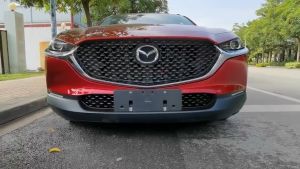 CX30 Front Grill Mesh Inserts Trims Front Grille Guard 2019 - 2025 Mazda CX30 Car Exterior Accessories Lower Garnish Trim CX-30