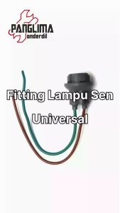 Fitting Socket Lampu Motor Mobil Matic Bebek Sport T10 T13 T 10 T 13 Fiting Piting Soket Kilometer Kilo Meter KM Senja Bohlam Sen Sein Riting Retting LED Cop Cob