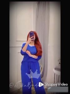 Oneset alieca crop top wanita cringkle terbaru