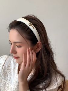 Korean Camellia Hair Bands Tiara Headdress Women Hair Hoops Girls Daily Headbands Bridals Headdress