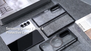 DUX AIMO Magnetic Phone Case for Samsung Galaxy Z Flip 7 FE 6 / Z Fold 7 SE 6 Flowing Lines Shockproof Cover Casing