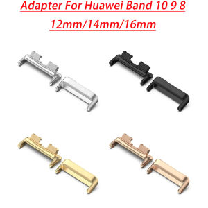 1Pair Adapter For Huawei Band 10 9 8 Watchband Strap Connector Bracelet 316L Stainless Steel Band8 Band9 Replacement Accessories