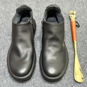 Recommended! Designer Chelsea Boots Mens Short Boots Zip Soft Leather Shoes Comfortable Winter Outdoor Fashion Accessories