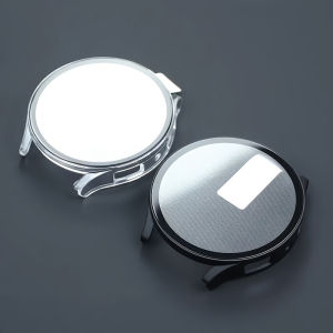 2pcs Screen Protector Case for Samsung Galaxy Watch 7 6 5 4 40mm 44mm Matte Hard PC Case+Tempered Glass Protective Cover Bumper