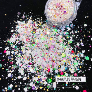 Decorative Nail Art Flash Powder Colorful Shiny Sequins Nail Polish Glitter Fragrant Beauty Tools from China for DIY Manicure