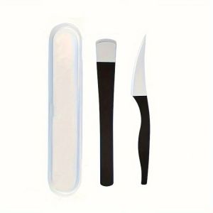 2/6pcs Stainless Steel Foot Care Set Sharp Exfoliating Knife & Smooth Foot Scraper Ingrown Toenail Clippers Dead Skin Remover