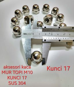 BAUT MUR TOPI M10 STAINLESS STEEL SUS 304 END CAP CAP NUT