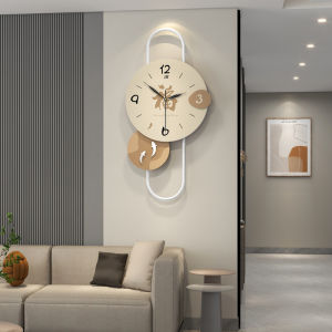 Minimalist Nordic Modern Quartz Wall Clock Creative Mute Fashion Clocks Home Living Room Restaurant Entrance Decorative wall watch 30*60cm