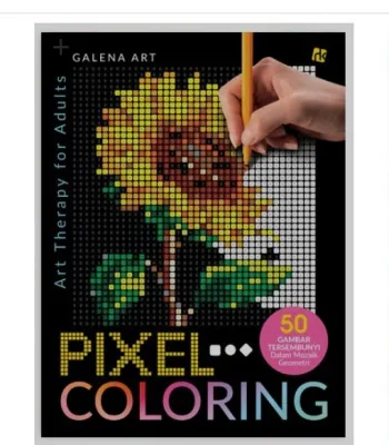 Ruang Kata Buku Pixel Coloring - Galena Art Agromedia/KAWAHmedia