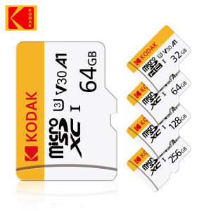 Kodak | Kodak Origial Micro SD Card U3 Class 10 High Speed up to 100MB/s TF Memory Card with Adapter - Available in 32GB 64GB 128G