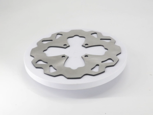 CNC Floating Front Brake Disc Rotor Motorcycle Replacement Brake Plate Compatible for LC135 High‑Strength Steel Performance Modification Parts