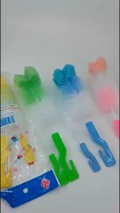 SIKAT PEMBERSIH BOTOL BAYI 2 IN 1/Pembersih Botol Susu 2in1 Free Sikat Dot Baby Bottle & Nipple Brush