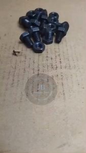 BAUT MUR BAJA M10 X 15 FULL DRAT PANJANG 15CM KUNCI 17 15 CM BAUD HTB GRADE 8.8 HITAM M10X15 10X15 10 X 15 DIAMETER DRAT 10MM PITCH DRAT 1.5 SEKRUP SKRUP