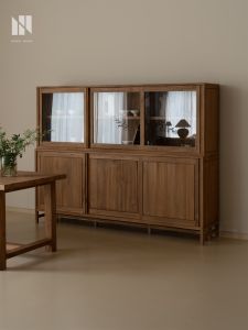 NONG HOME | Retro Solid Wood Buffet Cabinet