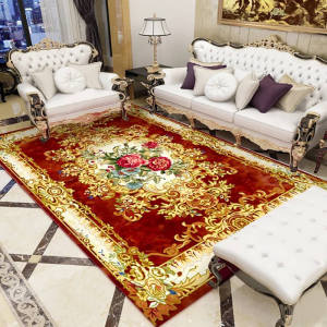 Modern Minimalist Living Room Bedroom Carpet Sofa Coffee Table Mat European Style Full Coverage Floor Rug American Chinese Style
