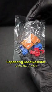 Sepasang Load Resistor Flasher Lampu Sein LED Mobil 50W 6 Ohm Solusi Lampu Kedip Normal