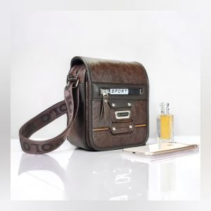 Tas Selempang Distro Kerja Kulit Sintetis Polo Amstar