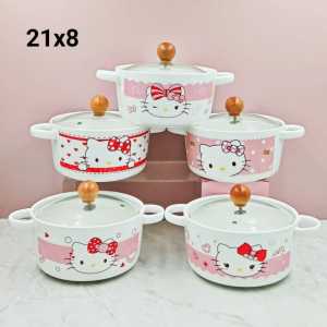 panci keramik hello kitty (isi 1 pcs panci)