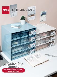 deli | Stackable Large Capacity Drawer Organizer Storage Box
