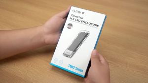 ORICO | ORICO M.2 SSD Case NVME SATA SSD Enclosure Tool Free 10Gbps M.2 to USB Type C Transparent External Adapter Portable