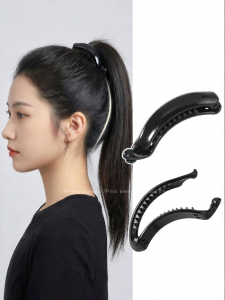 PINK EMPRESS | Elegant High Ponytail Hair Clip Rear Head Styling Hairpin Premium