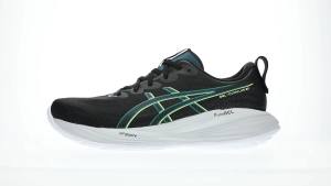 ASICS Men GEL-CUMULUS 27 Running Shoes in Black/Lucid Yellow