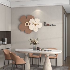 Creative Cream-style Decorative Wall Clock Modern Art