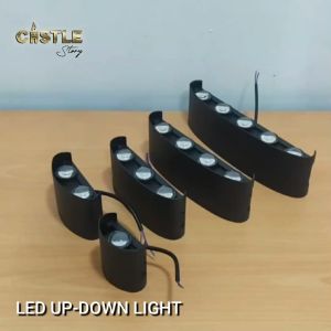 Wall Light Outdoor Up-Downlight or Up Downlight Effect Outdoor Wall Light Weatherproof Wall Light Weatherproof Driver