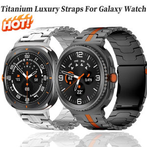 Titanium Luxury Straps For Samsung Galaxy Watch 8 40 44mm Ultra 2 Business Bracelet For Galaxy Watch 8 Classic Bands Accessories